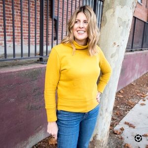 Madewell mock neck sweatshirt